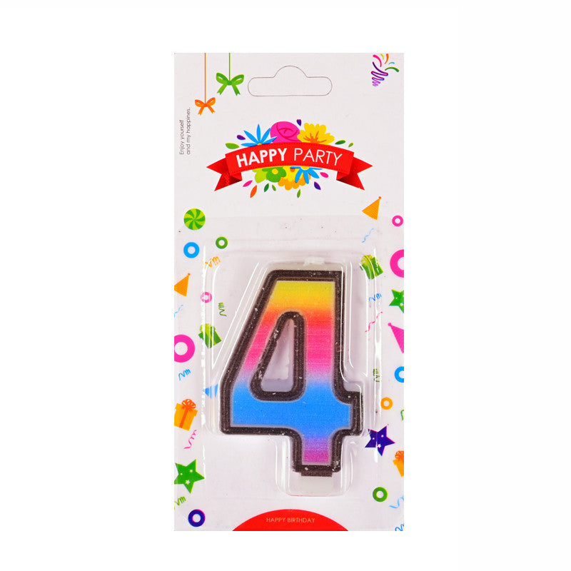 Свещички цифри - 4