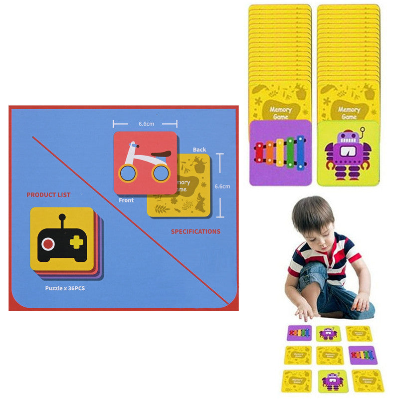 Образователна игра "Memory game - Играчки" /36 елемента/