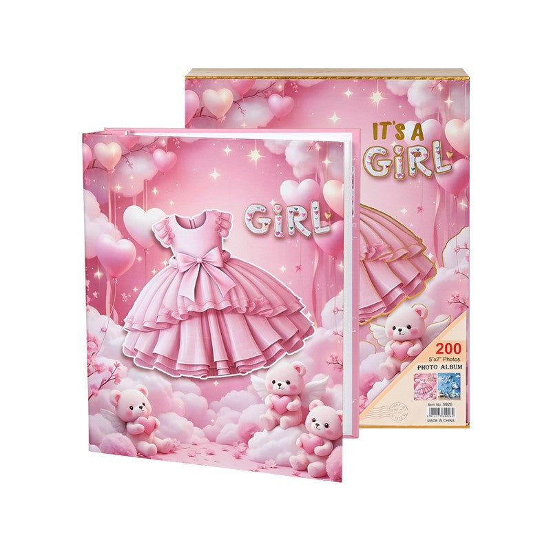 Фотоалбум "Girl" в кутия /за 200 снимки с р-р 20/15 см./
