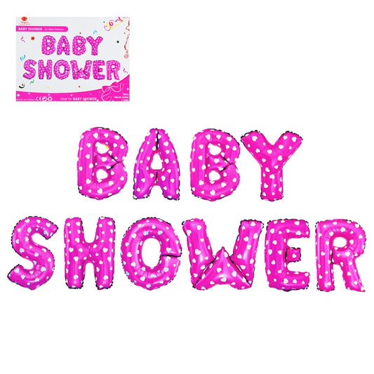 Балон "BABY SHOWER" /10 елемента - фолио/