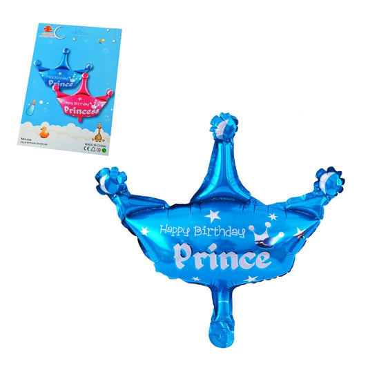 Балон "Happy Birthday Prince" /син/